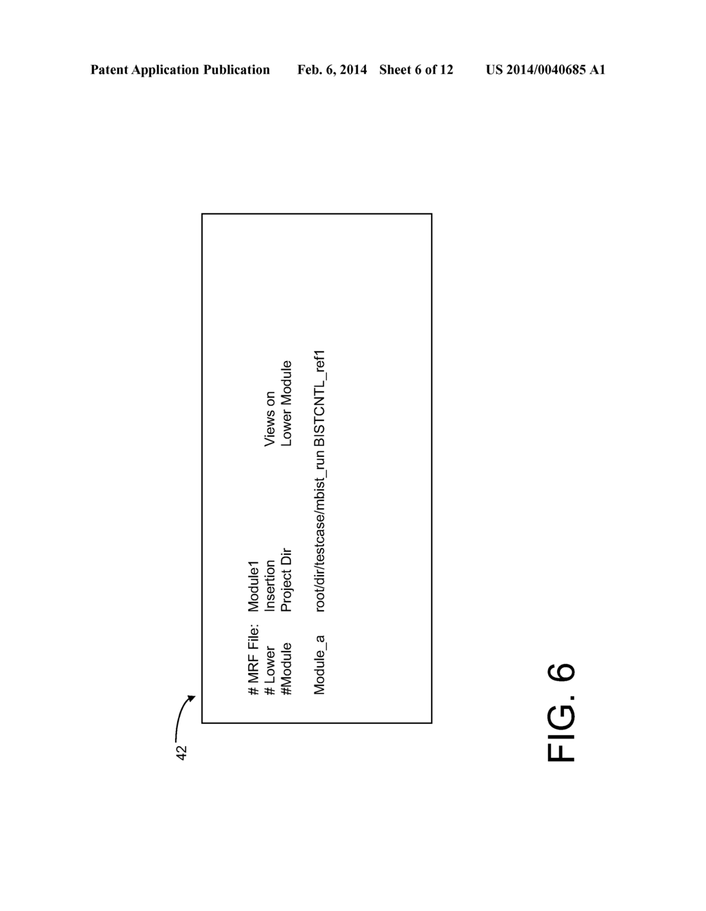 BUILT-IN-SELF-TEST (BIST) ORGANIZATIONAL FILE GENERATION - diagram, schematic, and image 07