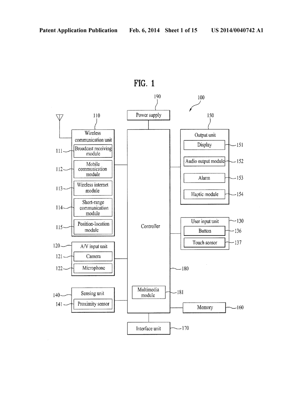 MOBILE TERMINAL AND CONTROLLING METHOD THEREOF - diagram, schematic, and image 02