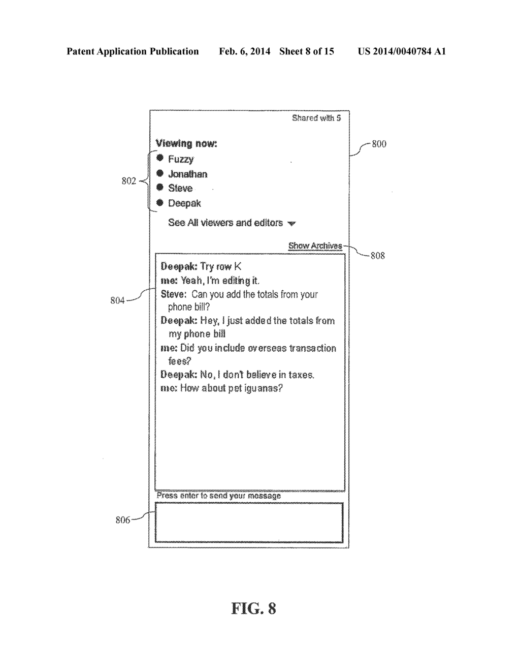 MULTI-USER CHAT - diagram, schematic, and image 09