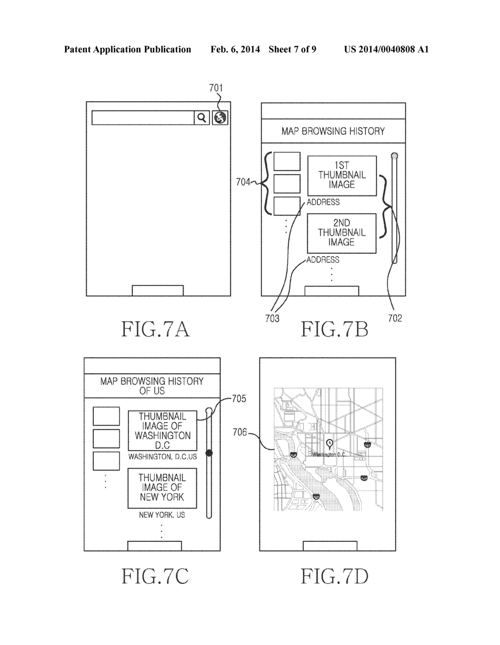 ELECTRONIC DEVICE FOR SEARCHING MAP THROUGH MAP BROWSING HISTORY AND     METHOD THEREOF - diagram, schematic, and image 08