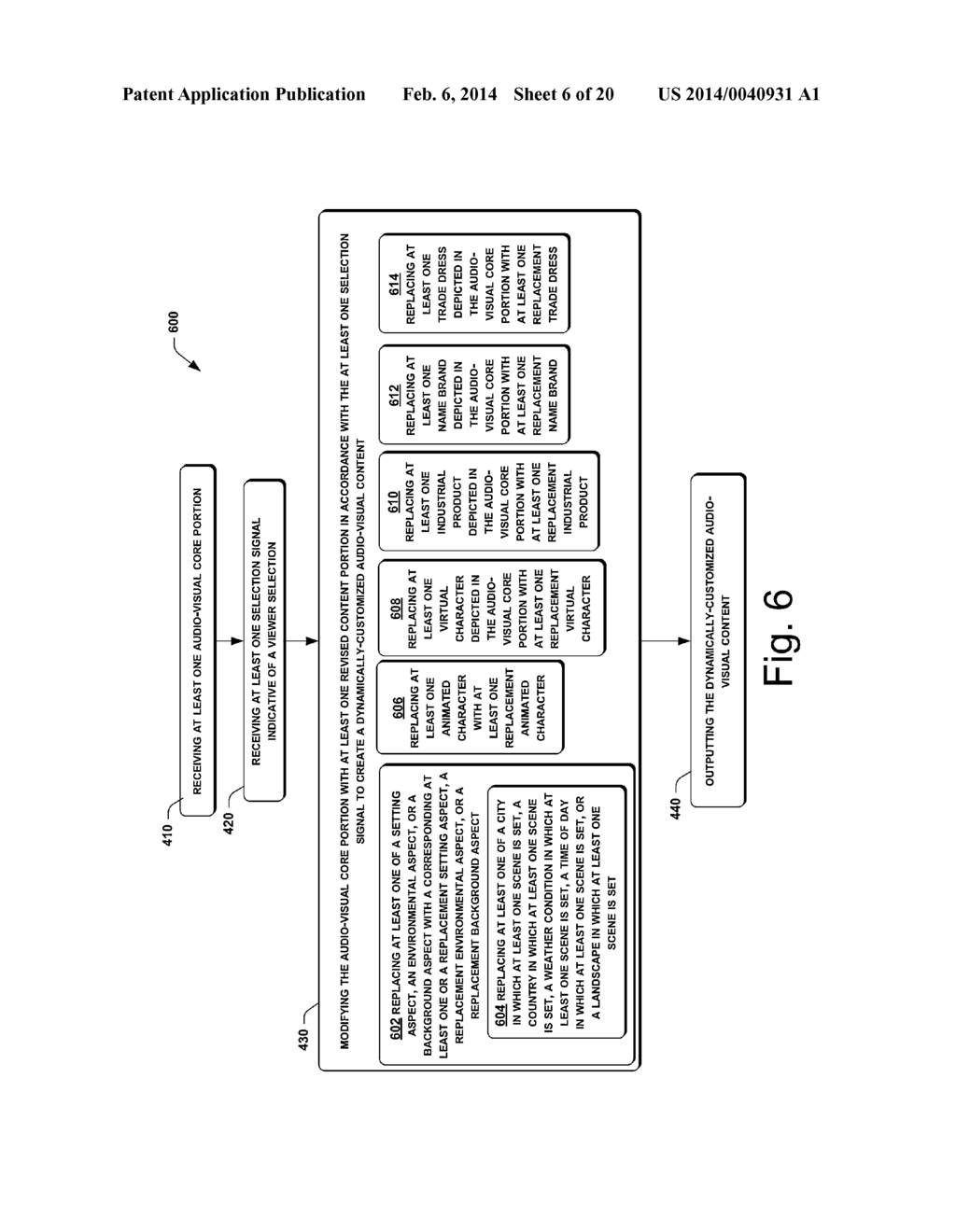 DYNAMIC CUSTOMIZATION AND MONETIZATION OF AUDIO-VISUAL CONTENT - diagram, schematic, and image 07