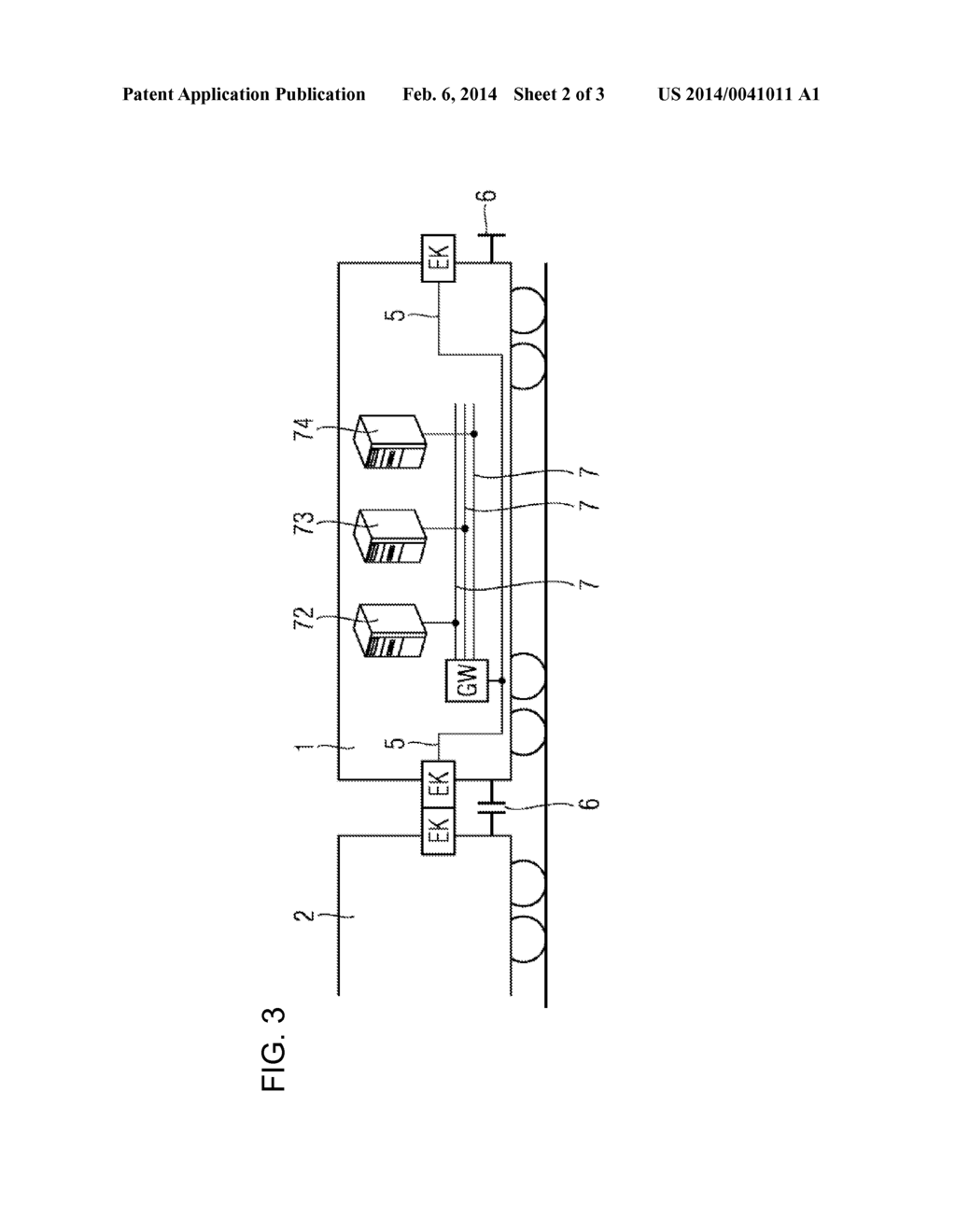 METHOD AND DEVICE FOR CONTROL COMMUNICATION BETWEEN COUPLED TRAIN     COMPONENTS - diagram, schematic, and image 03