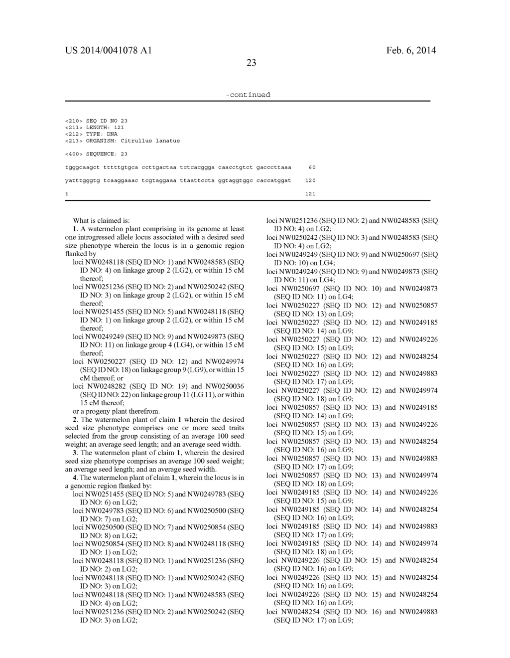 METHODS AND COMPOSITIONS FOR PRODUCING WATERMELON PLANTS WITH SELECTED     SEED SIZES - diagram, schematic, and image 30