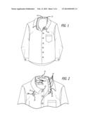 SHIRT COLLAR LINER diagram and image