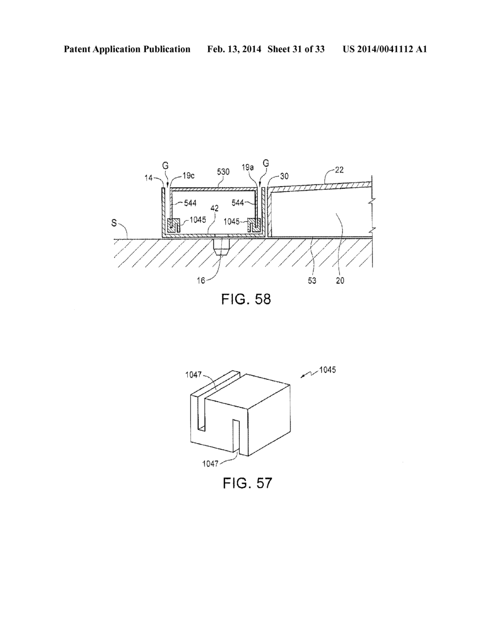 METHODS FOR CREATING SHOWER PAN ASSEMBLIES WITH MORTAR BED OR OTHER HAND     MADE FLOORS AND PREFABRICATED TRENCHES AND RESULTING ASSEMBLIES - diagram, schematic, and image 32