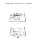 Suspended Back Pillow for Maintaining a Side Sleeping Position diagram and image