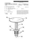 PUSH PIN WITH OVER-TRAVEL STOP diagram and image