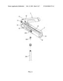 Hydraulic hose cutting device diagram and image