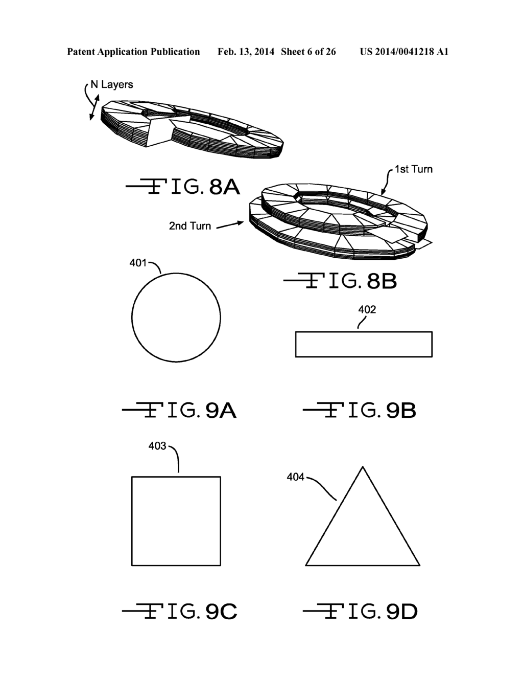 METHOD FOR MANUFACTURE OF MULTI-LAYER WIRE STRUCTURE FOR HIGH EFFICIENCY     WIRELESS COMMUNICATION - diagram, schematic, and image 07