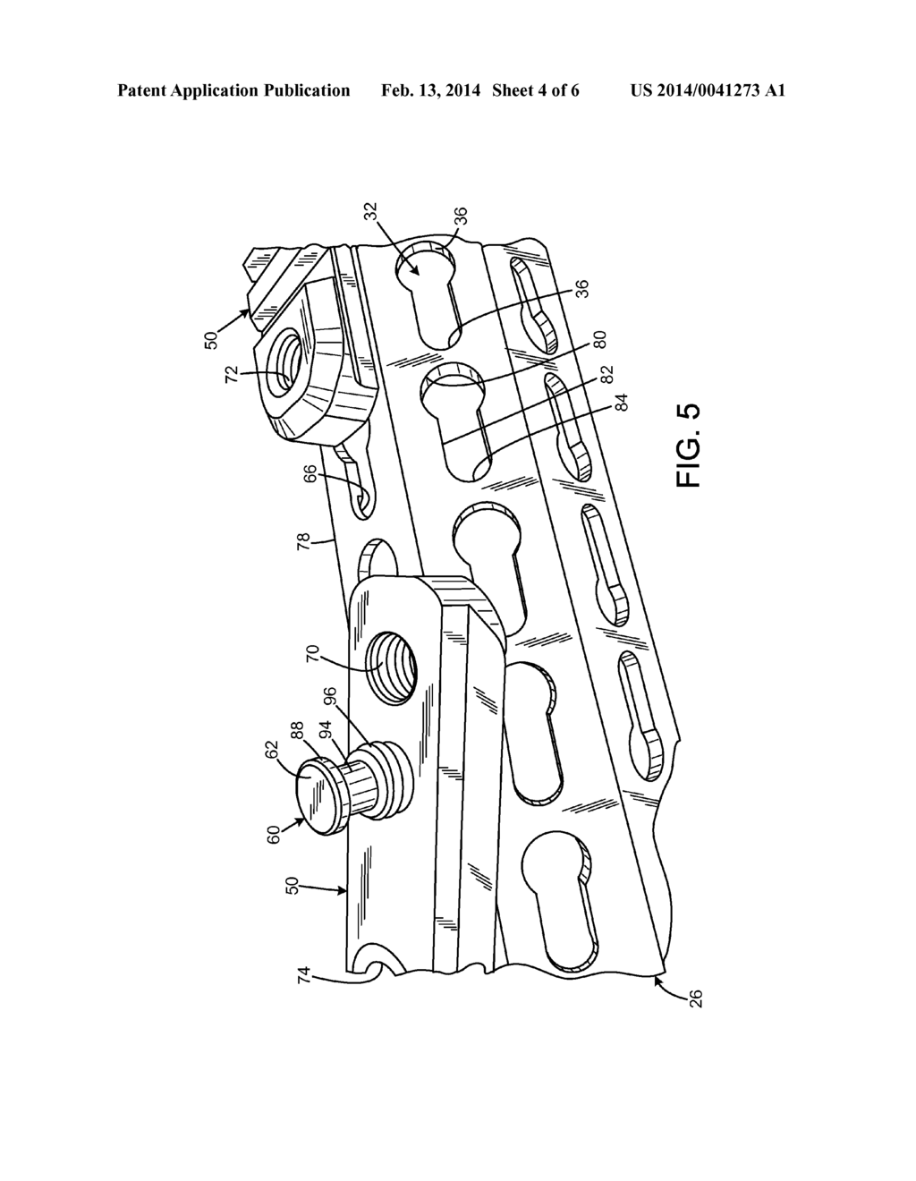 FIREARM WITH KEYHOLE-SHAPED MOUNTING POINTS - diagram, schematic, and image 05