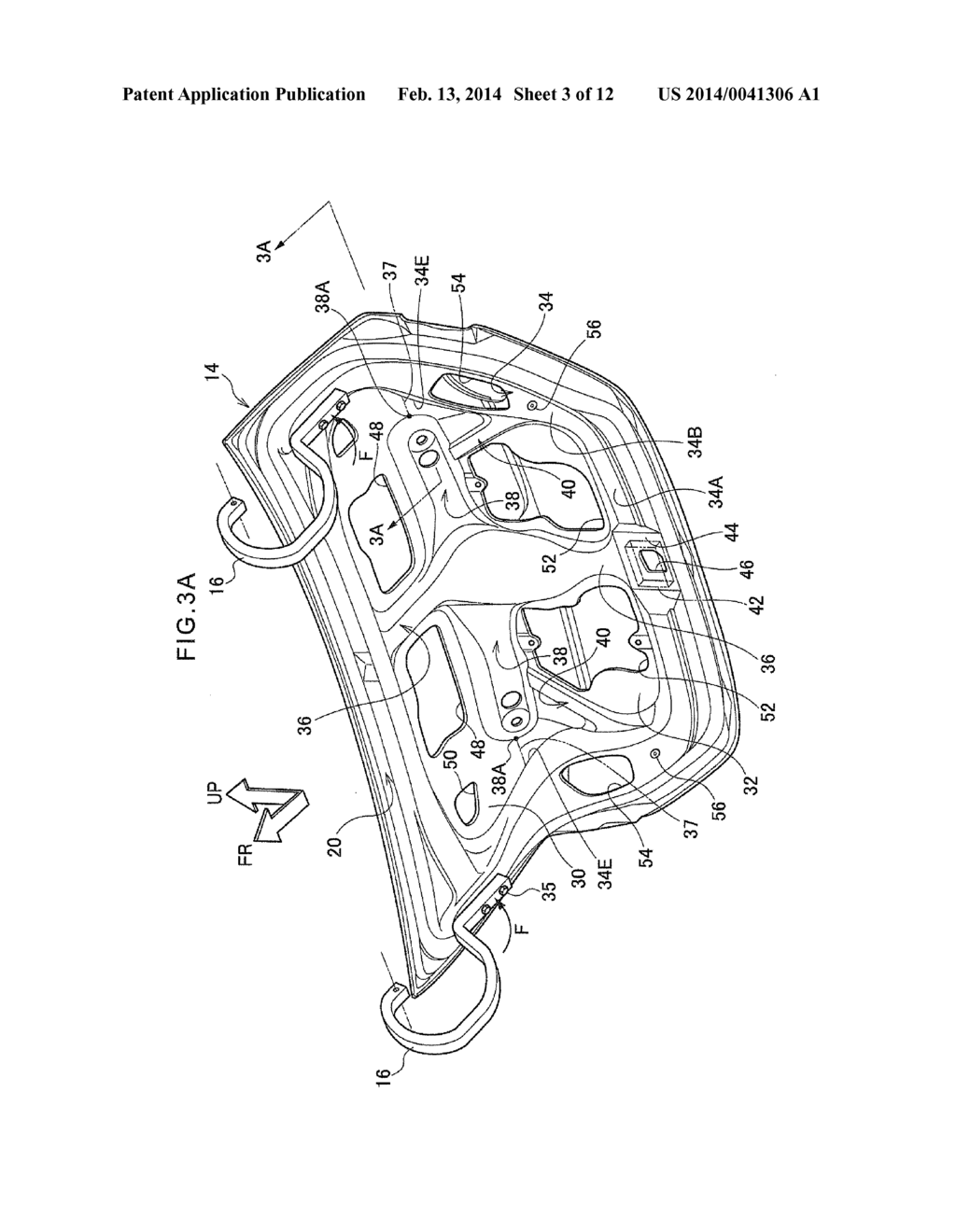 VEHICLE TRUNK DOOR STRUCTURE - diagram, schematic, and image 04