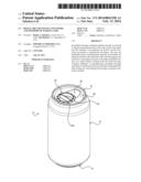 RESEALABLE BEVERAGE CONTAINERS AND METHODS OF MAKING SAME diagram and image