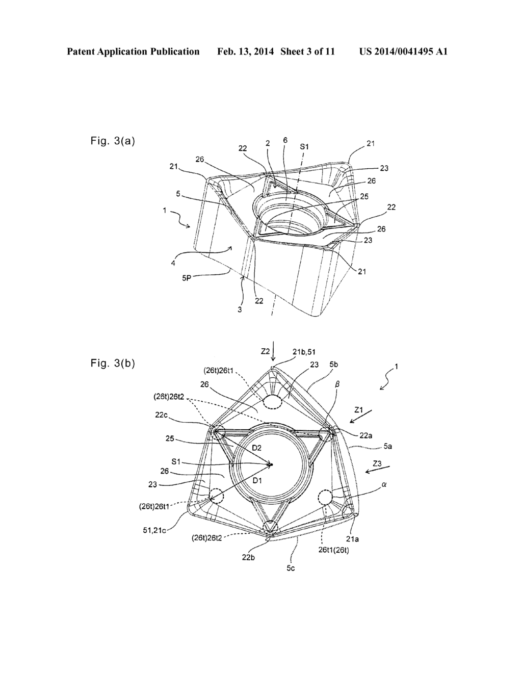 CUTTING INSERT, CUTTING TOOL, AND METHOD OF MANUFACTURING MACHINED PRODUCT     USING THE SAME - diagram, schematic, and image 04