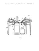 OUTDOOR TABLES WITH HEATER ACCESS diagram and image