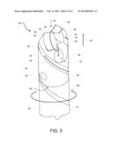 ROTATIONAL DRILL BITS AND DRILLING APPARATUSES INCLUDING THE SAME diagram and image