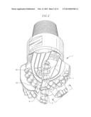 CUTTING ELEMENTS HAVING CUTTING EDGES WITH CONTINUOUS VARYING RADII AND     BITS INCORPORATING THE SAME diagram and image