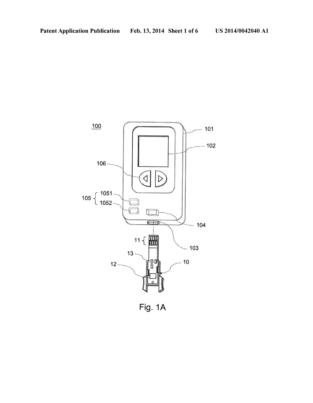 ELECTROCHEMICAL STRIP READING APPARATUS AND METHOD - diagram, schematic, and image 02