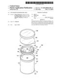 CONTAINER WITH REMOVABLE TRAY diagram and image