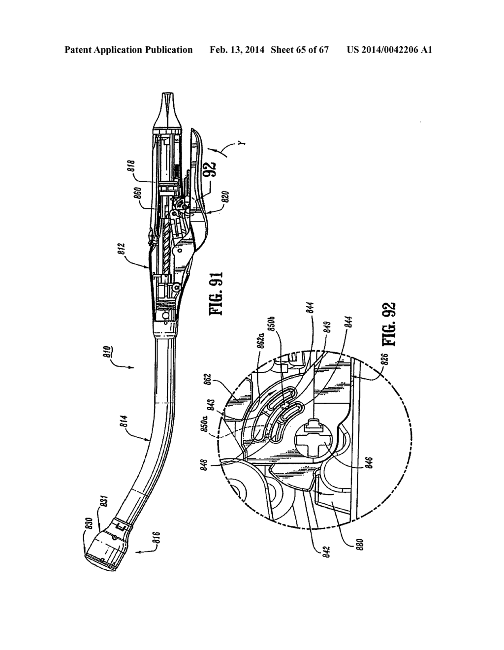 SURGICAL STAPLING DEVICE - diagram, schematic, and image 66