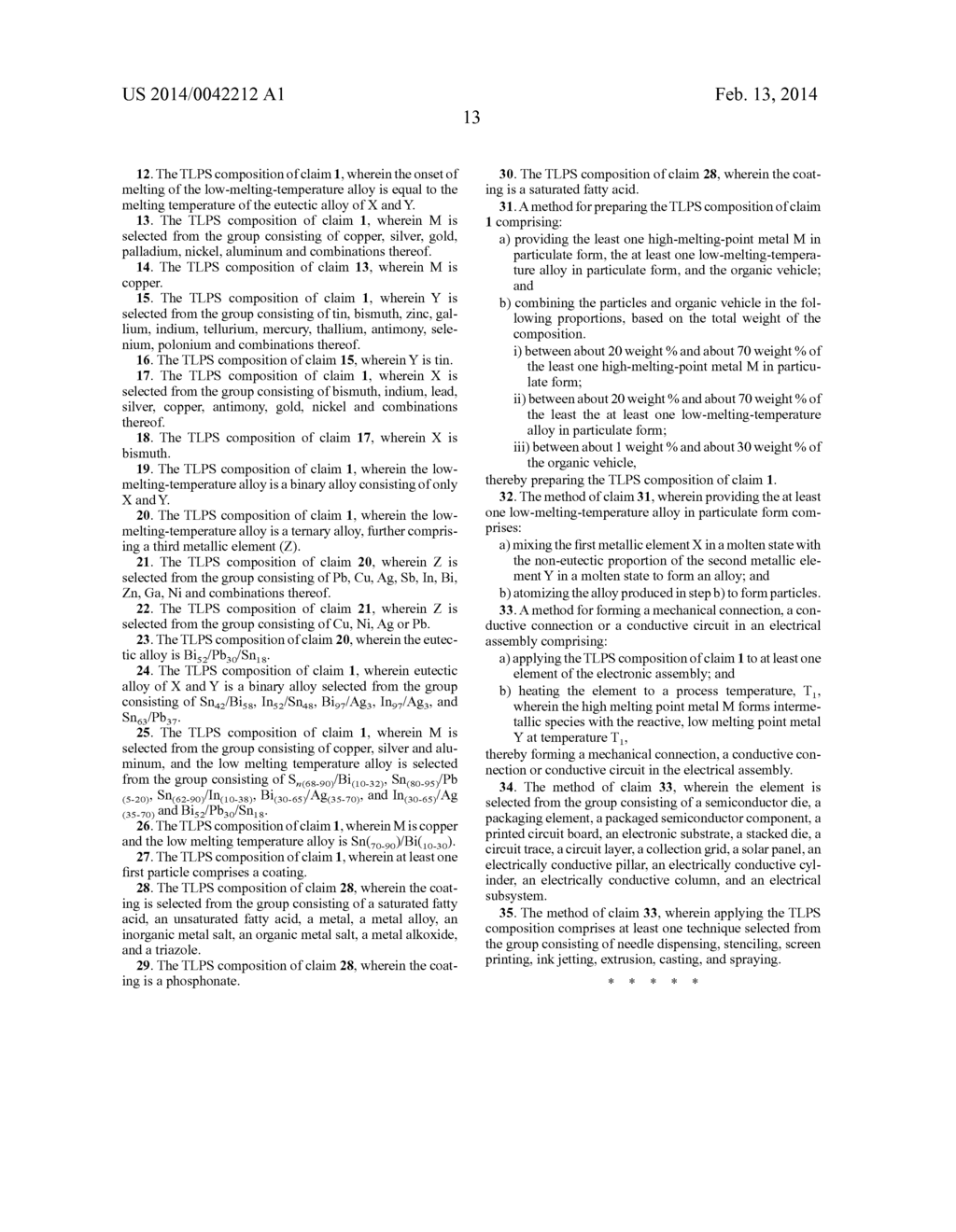 ELECTRICALLY CONDUCTIVE COMPOSITIONS COMPRISING NON-EUTECTIC SOLDER ALLOYS - diagram, schematic, and image 19