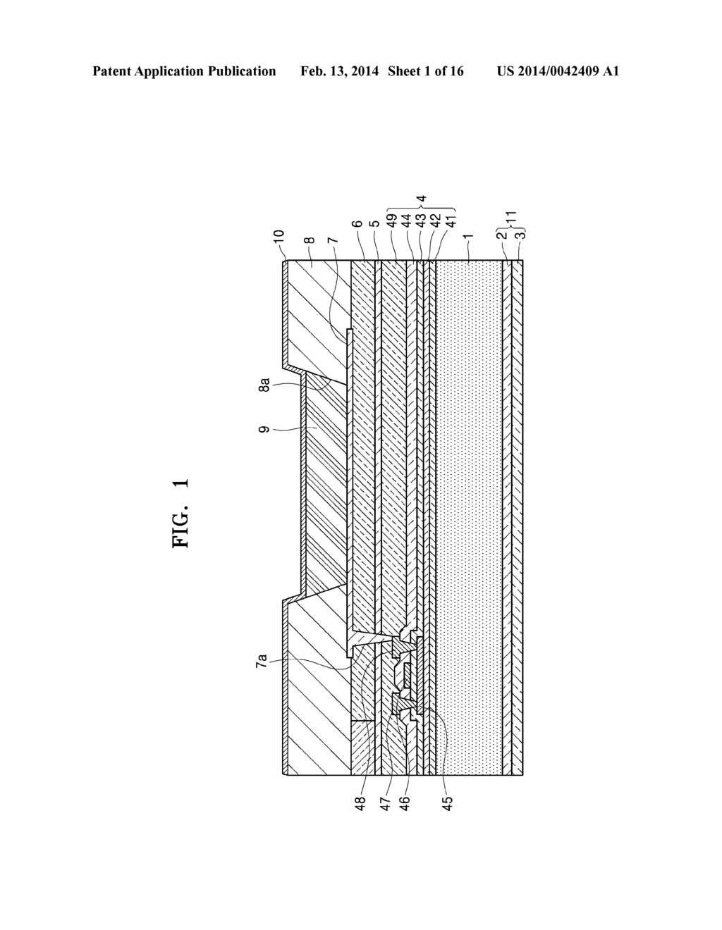 ORGANIC ELECTROLUMINESCENCE DISPLAY DEVICE - diagram, schematic, and image 02