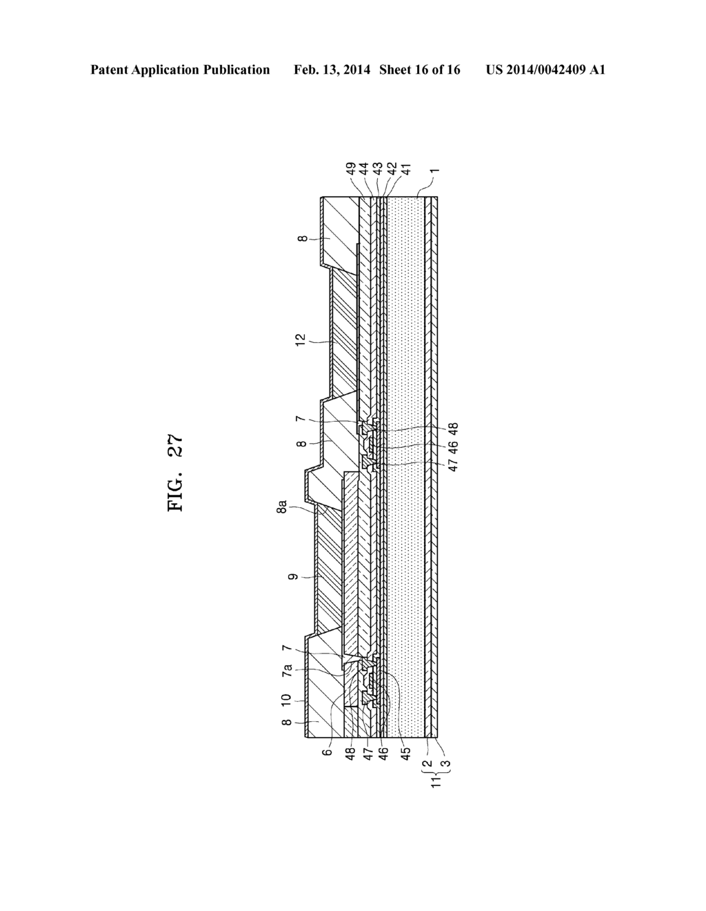 ORGANIC ELECTROLUMINESCENCE DISPLAY DEVICE - diagram, schematic, and image 17