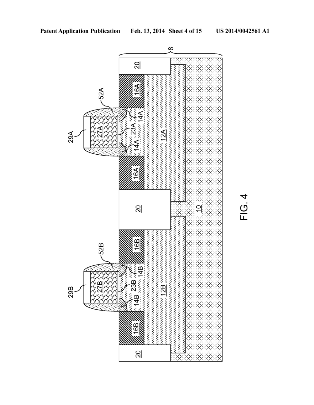 REPLACEMENT GATE ELECTRODE WITH PLANAR WORK FUNCTION MATERIAL LAYERS - diagram, schematic, and image 05