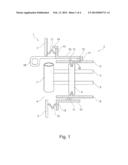 ARRANGEMENT FOR SEALING LINE INTERFACES IN A MOTOR VEHICLE diagram and image