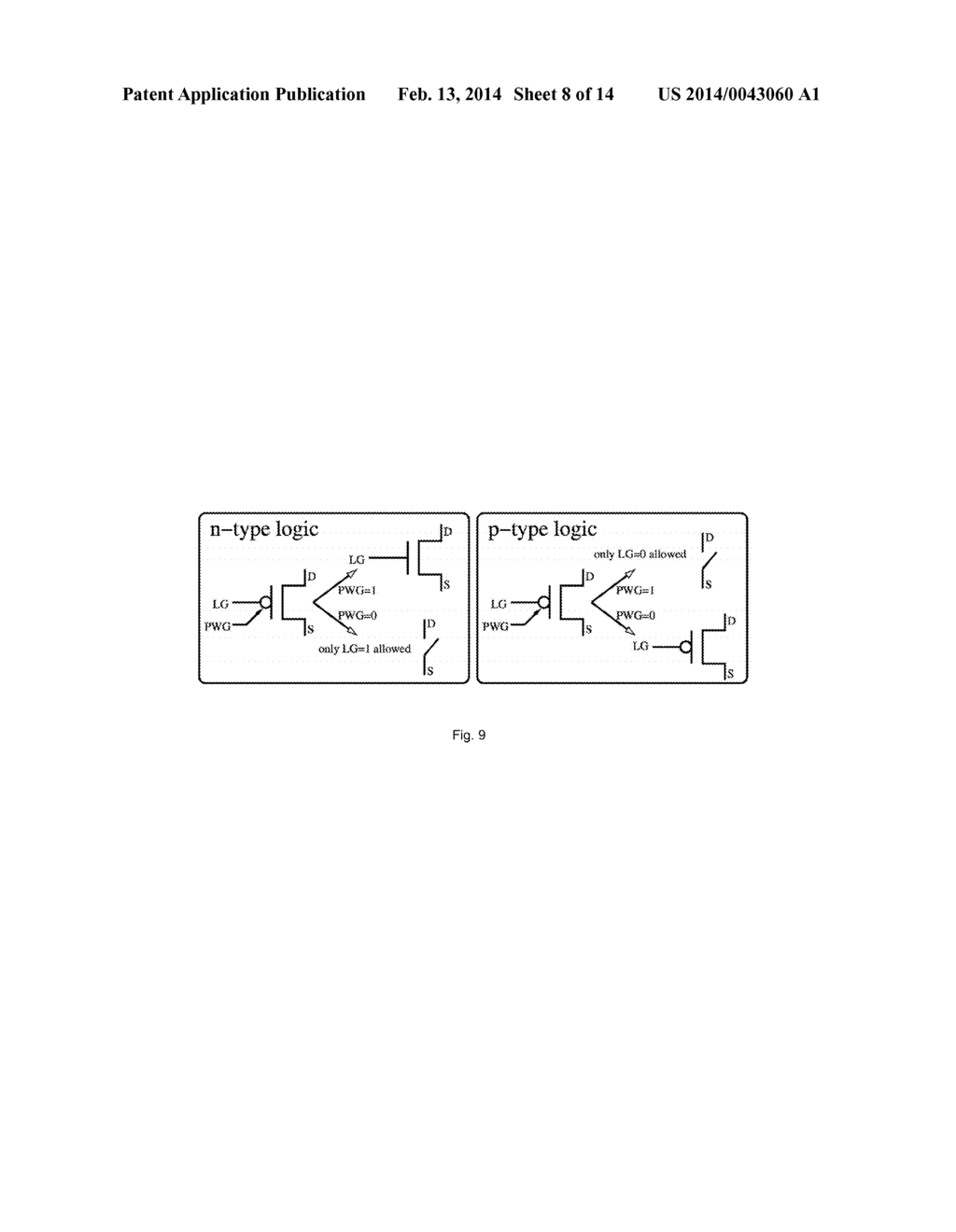 CONTROLLABLE POLARITY FET BASED ARITHMETIC AND DIFFERENTIAL LOGIC - diagram, schematic, and image 09