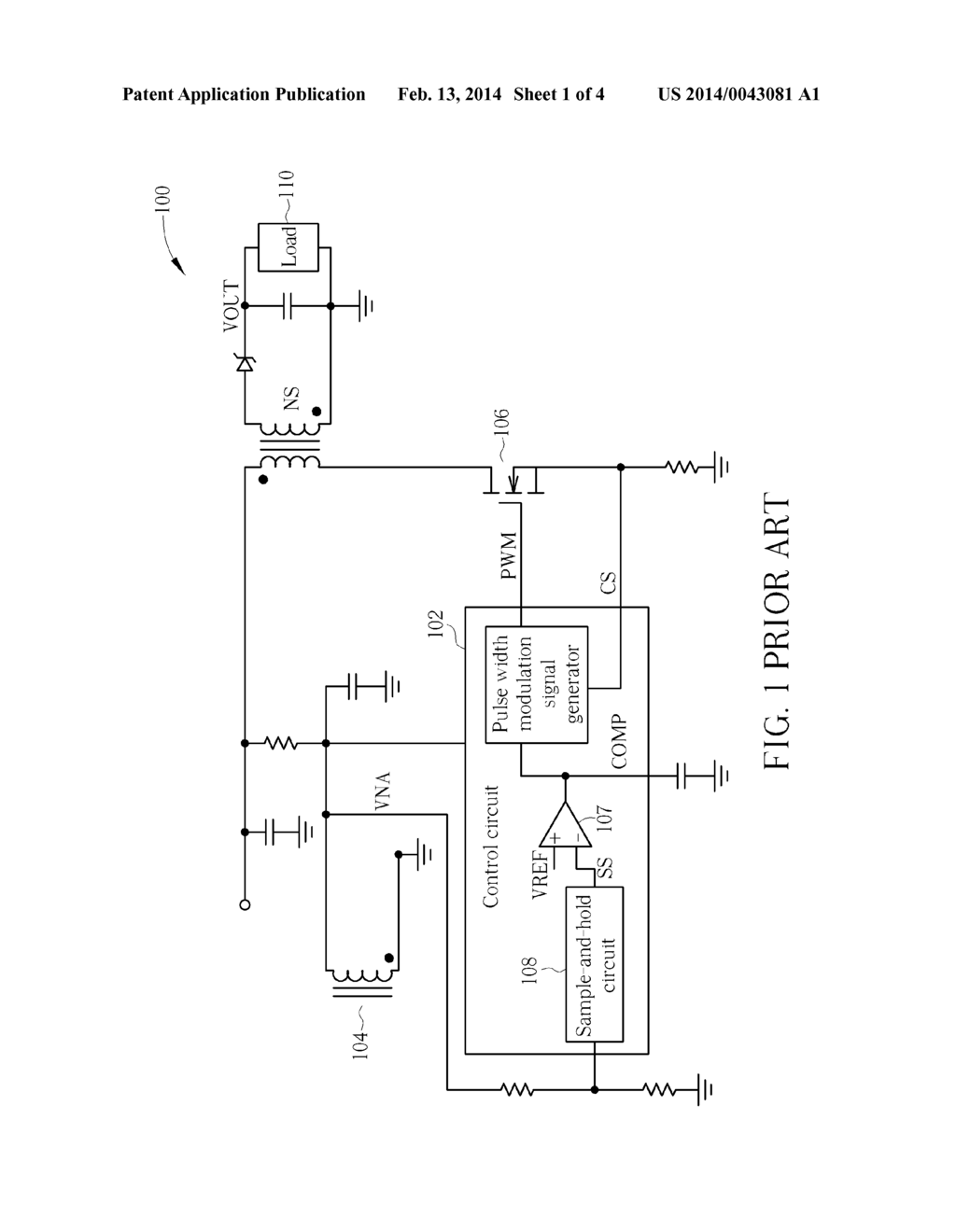 SAMPLE-AND-HOLD CIRCUIT FOR GENERATING A VARIABLE SAMPLE DELAY TIME OF A     TRANSFORMER AND METHOD THEREOF - diagram, schematic, and image 02