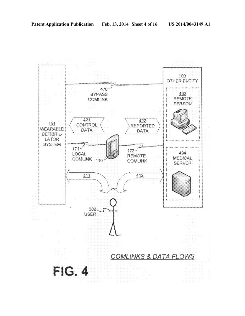 MOBILE COMMUNICATION DEVICE & APP FOR WEARABLE DEFIBRILLATOR SYSTEM - diagram, schematic, and image 05