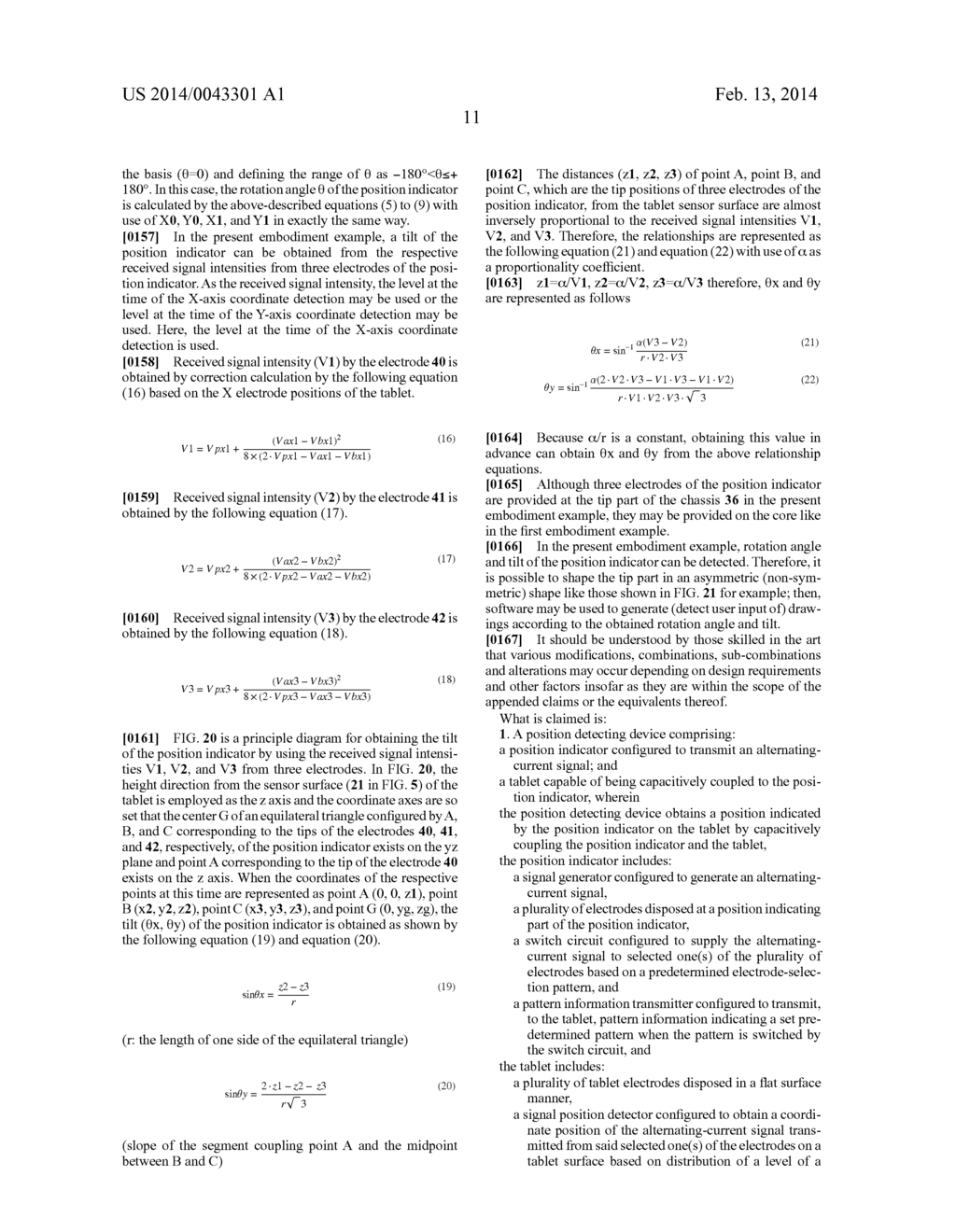 POSITION DETECTING DEVICE AND POSITION INDICATOR THEREOF - diagram, schematic, and image 32