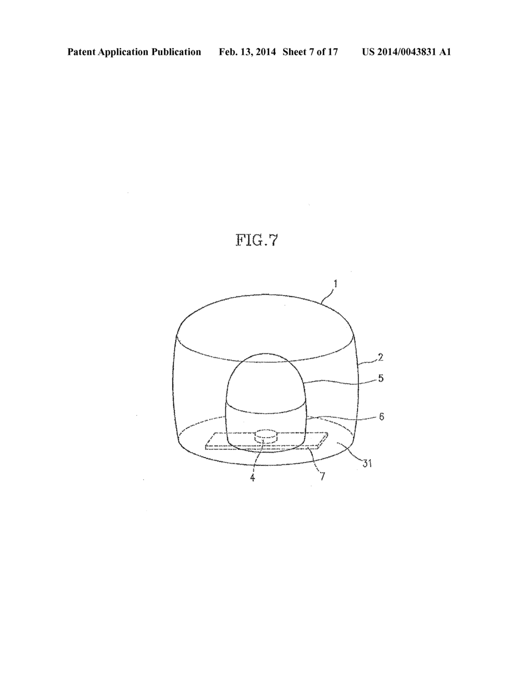 LIGHT EMITTING DIODE AND LENS FOR THE SAME - diagram, schematic, and image 08