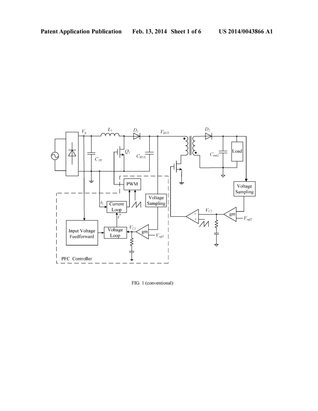 HIGH EFFICIENCY AND LOW LOSS AC-DC POWER SUPPLY CIRCUIT AND CONTROL METHOD - diagram, schematic, and image 02