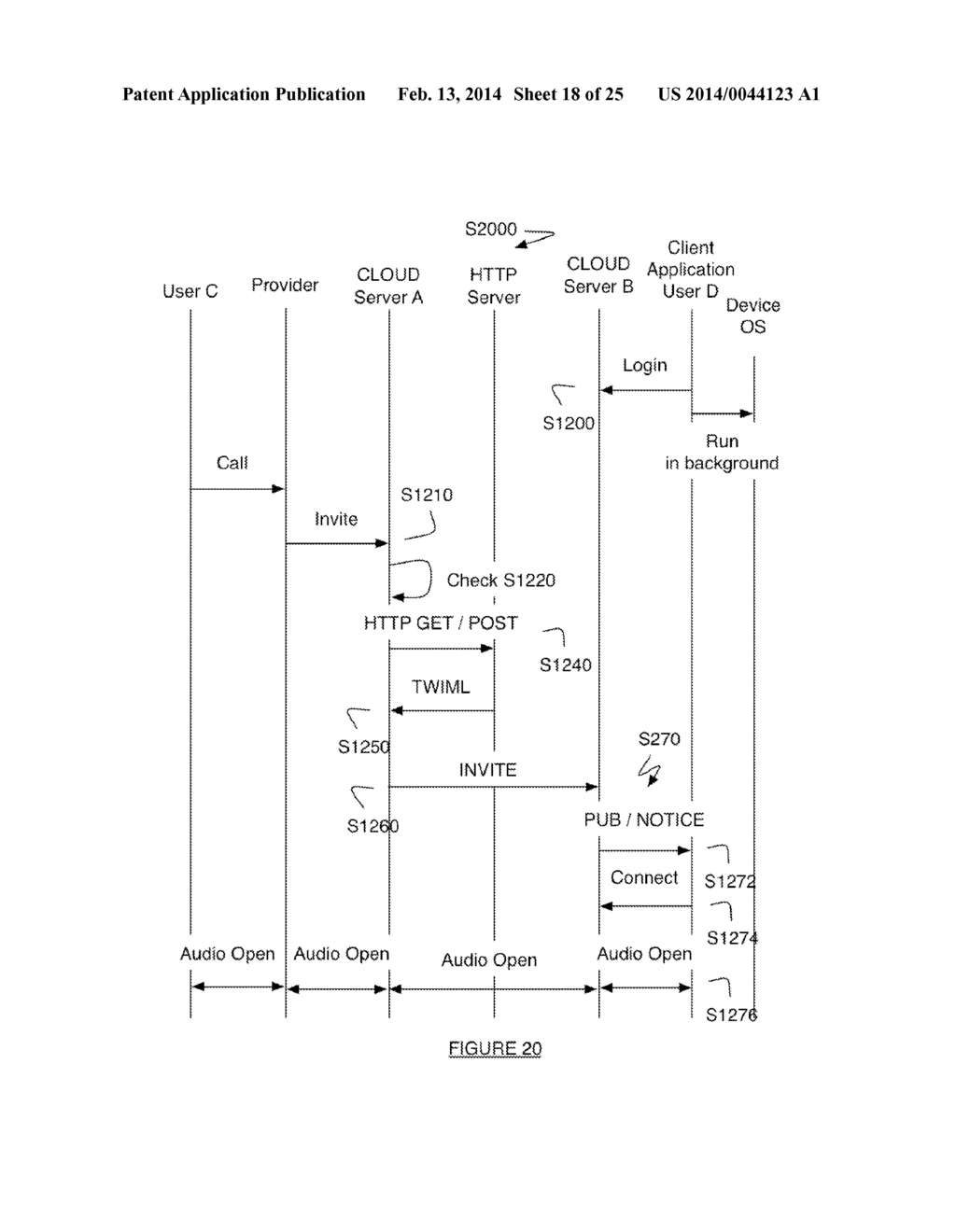 SYSTEM AND METHOD FOR REAL TIME COMMUNICATING WITH A CLIENT APPLICATION - diagram, schematic, and image 19