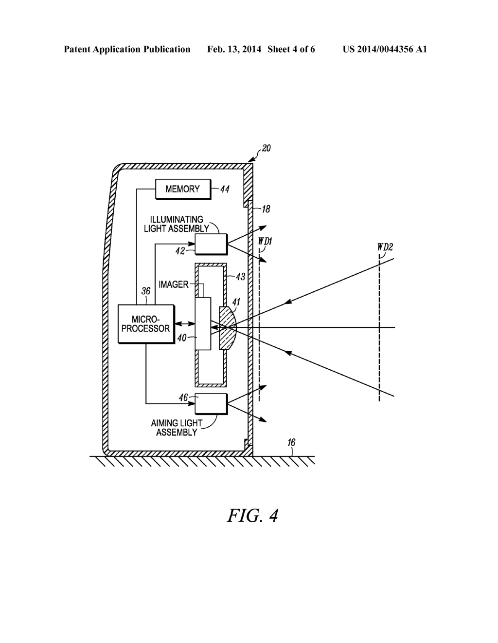 ARRANGEMENT FOR AND METHOD OF READING SYMBOL TARGETS AND FORM TARGETS BY     IMAGE CAPTURE - diagram, schematic, and image 05