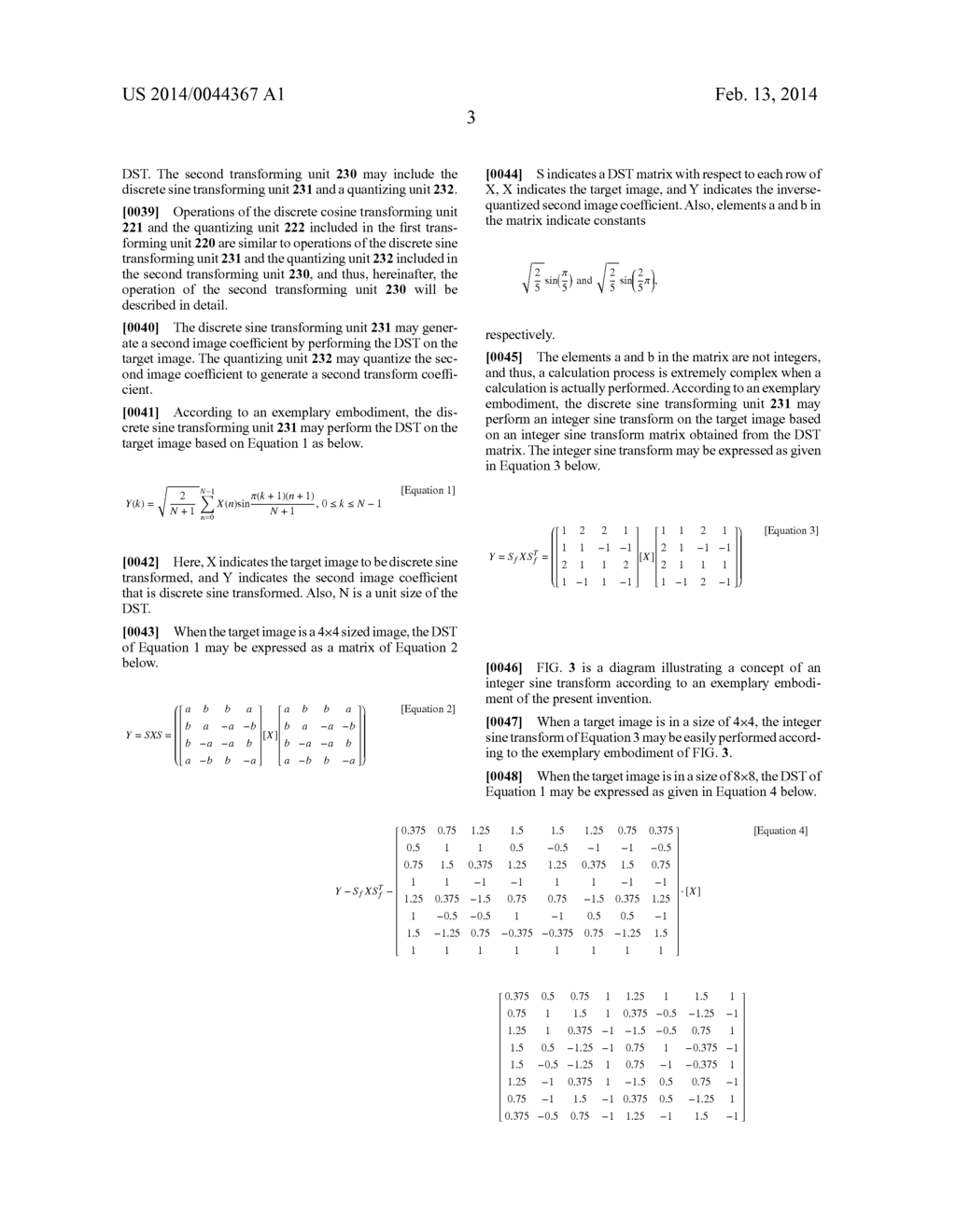 APPARATUS AND METHOD FOR CODING/DECODING IMAGE SELECTIVELY USING DISCRETE     COSINE/SINE TRANSFORM - diagram, schematic, and image 18