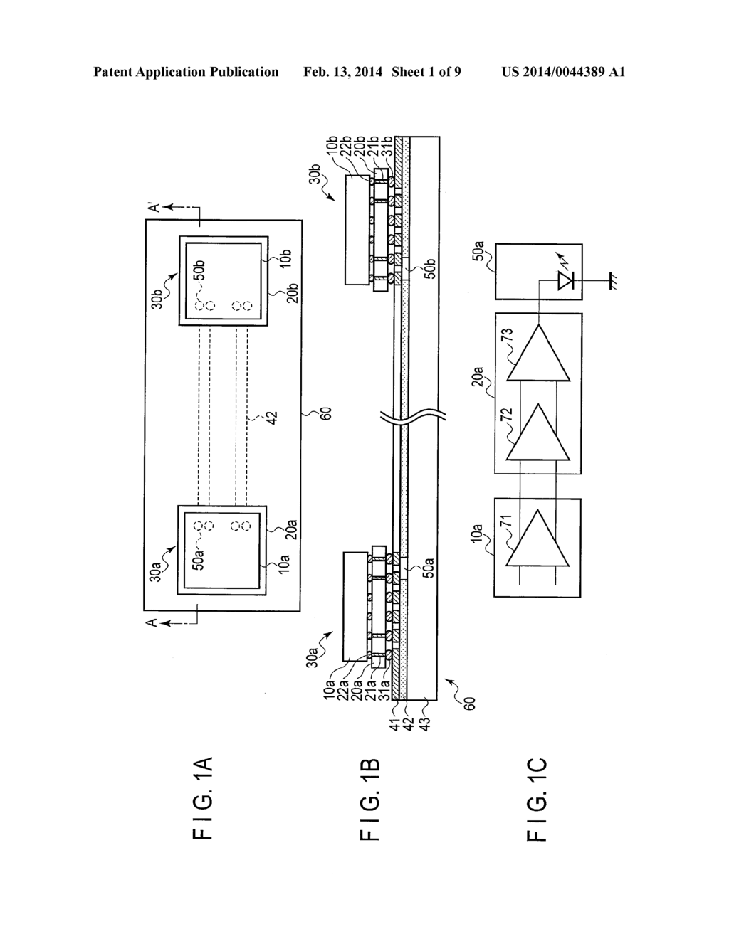 OPTOELECTRONIC INTEGRATED PACKAGE MODULE AND METHOD OF MANUFACTURING THE     SAME - diagram, schematic, and image 02