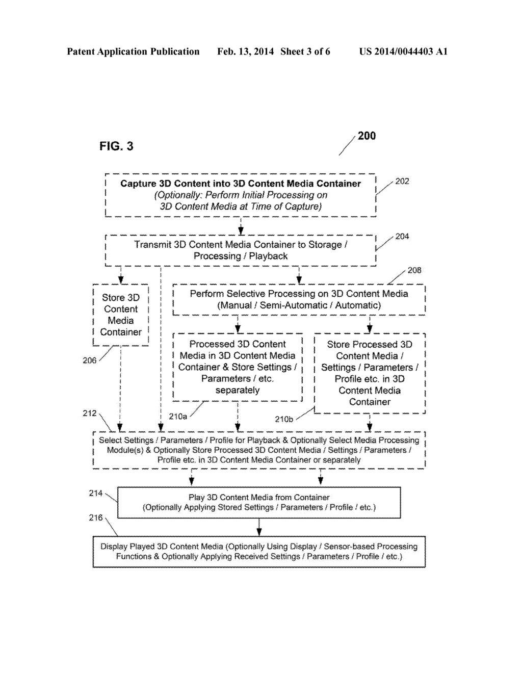 System and Method For Adaptive Scalable Dynamic Conversion, Quality and     Processing Optimization, Enhancement, Correction, Mastering, And Other     Advantageous Processing of Three Dimensional Media Content - diagram, schematic, and image 04