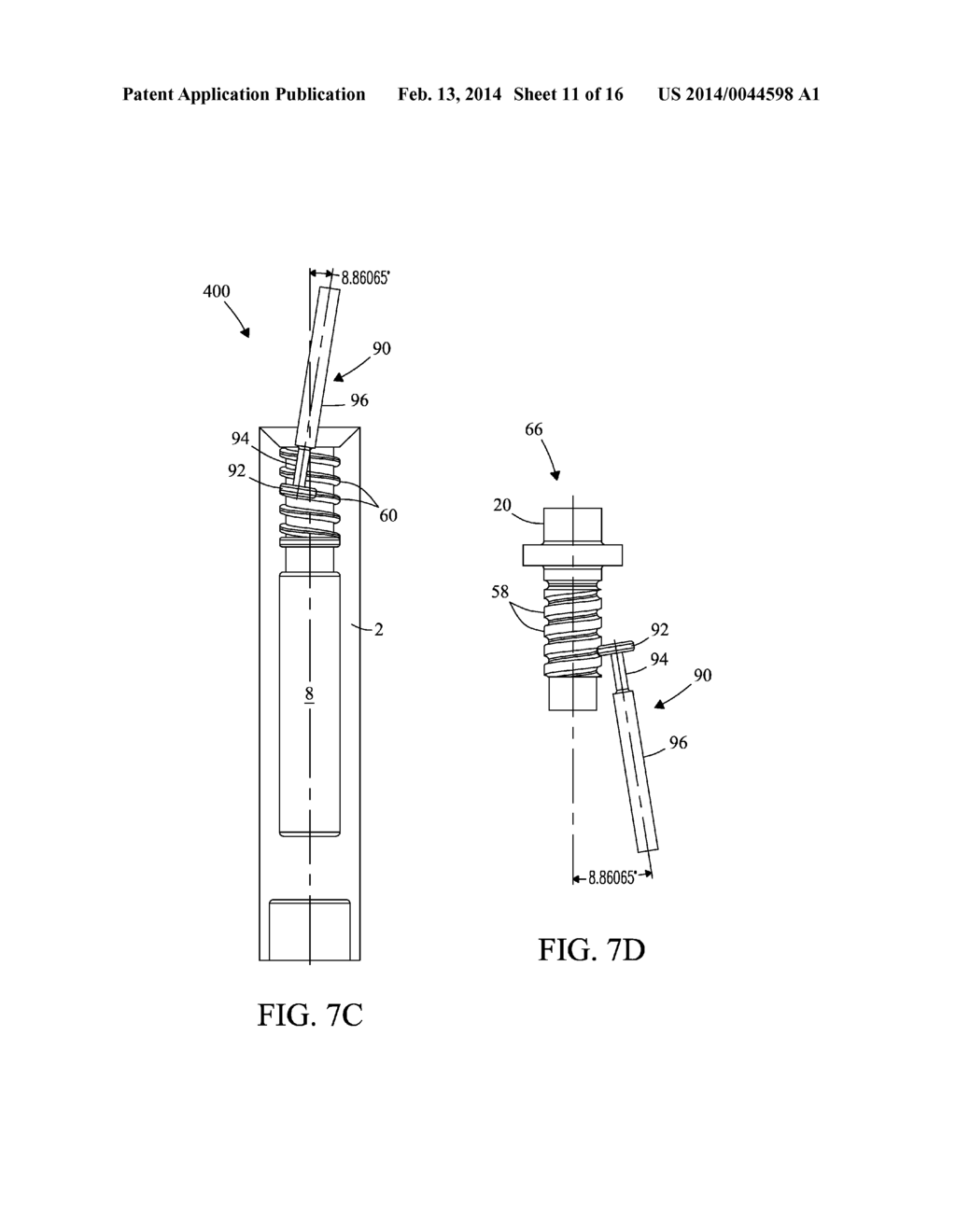 HIGH-PRESSURE, HIGH-TEMPERATURE MAGIC ANGLE SPINNING NUCLEAR MAGNETIC     RESONANCE DEVICES AND PROCESSES FOR MAKING AND USING SAME - diagram, schematic, and image 12