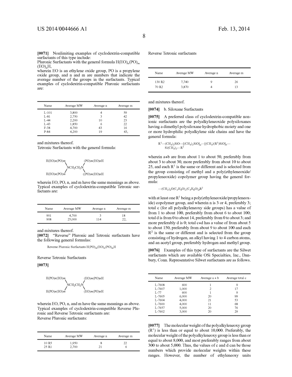 COMPOSITIONS CONTAINING CYCLODEXTRIN - diagram, schematic, and image 09