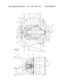 REVERSIBLE COATING MATERIAL NOZZLE FOR A SPRAY GUN FOR COATING A WORKPIECE     WITH COATING MATERIAL diagram and image