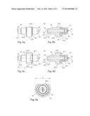 REVERSIBLE COATING MATERIAL NOZZLE FOR A SPRAY GUN FOR COATING A WORKPIECE     WITH COATING MATERIAL diagram and image