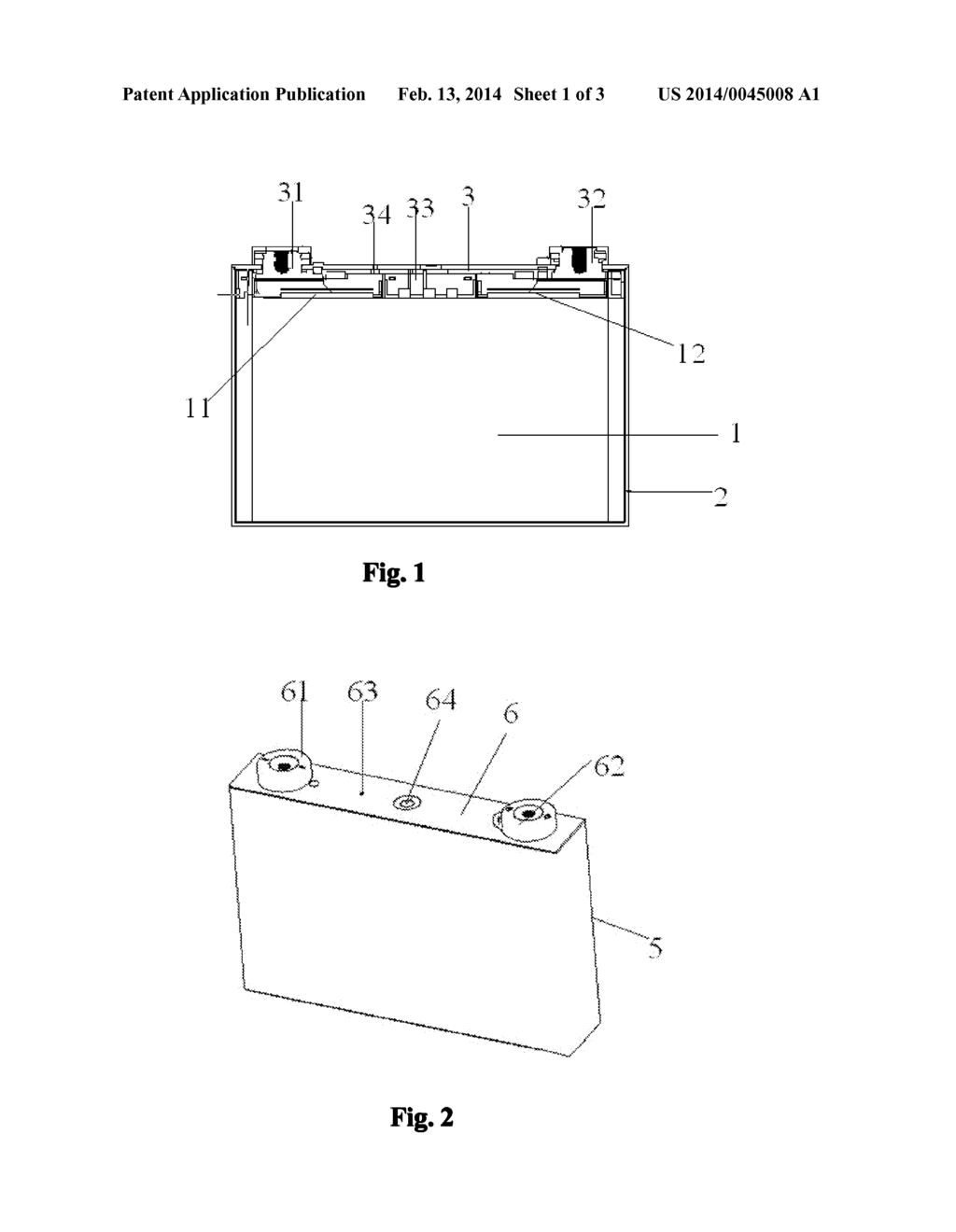 LARGE FORMAT LITHIUM-ION BATTERY CELL WITH IMPROVED SAFTEY AGAINST CRUSH     AND PUNCTURE - diagram, schematic, and image 02