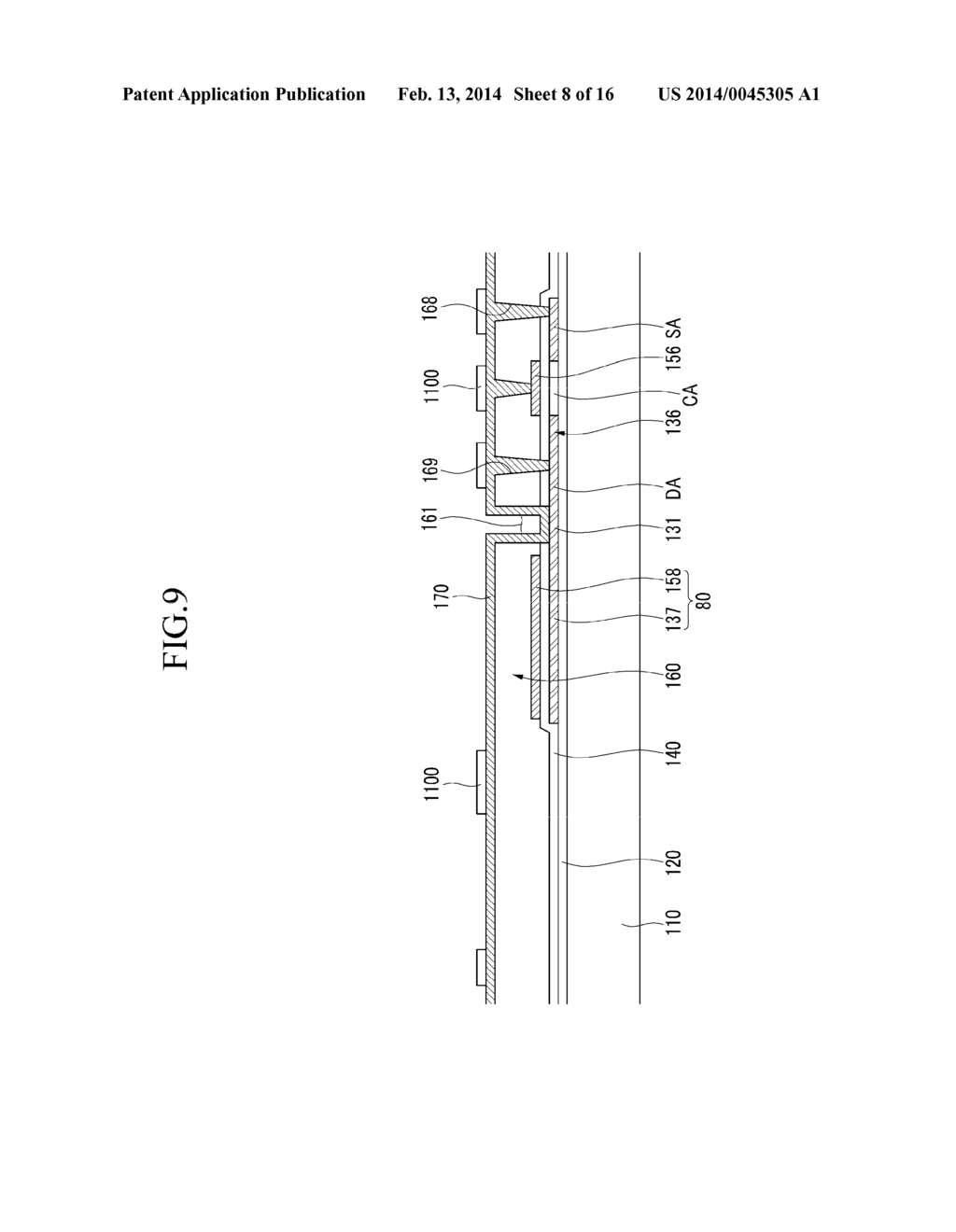 DISPLAY DEVICE AND METHOD OF MANUFACTURING THE SAME - diagram, schematic, and image 09