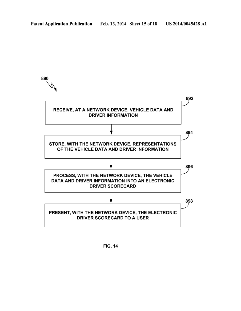 VEHICLE DATA AND DRIVER ASSOCIATION FOR TRANSPORTATION MANAGEMENT - diagram, schematic, and image 16