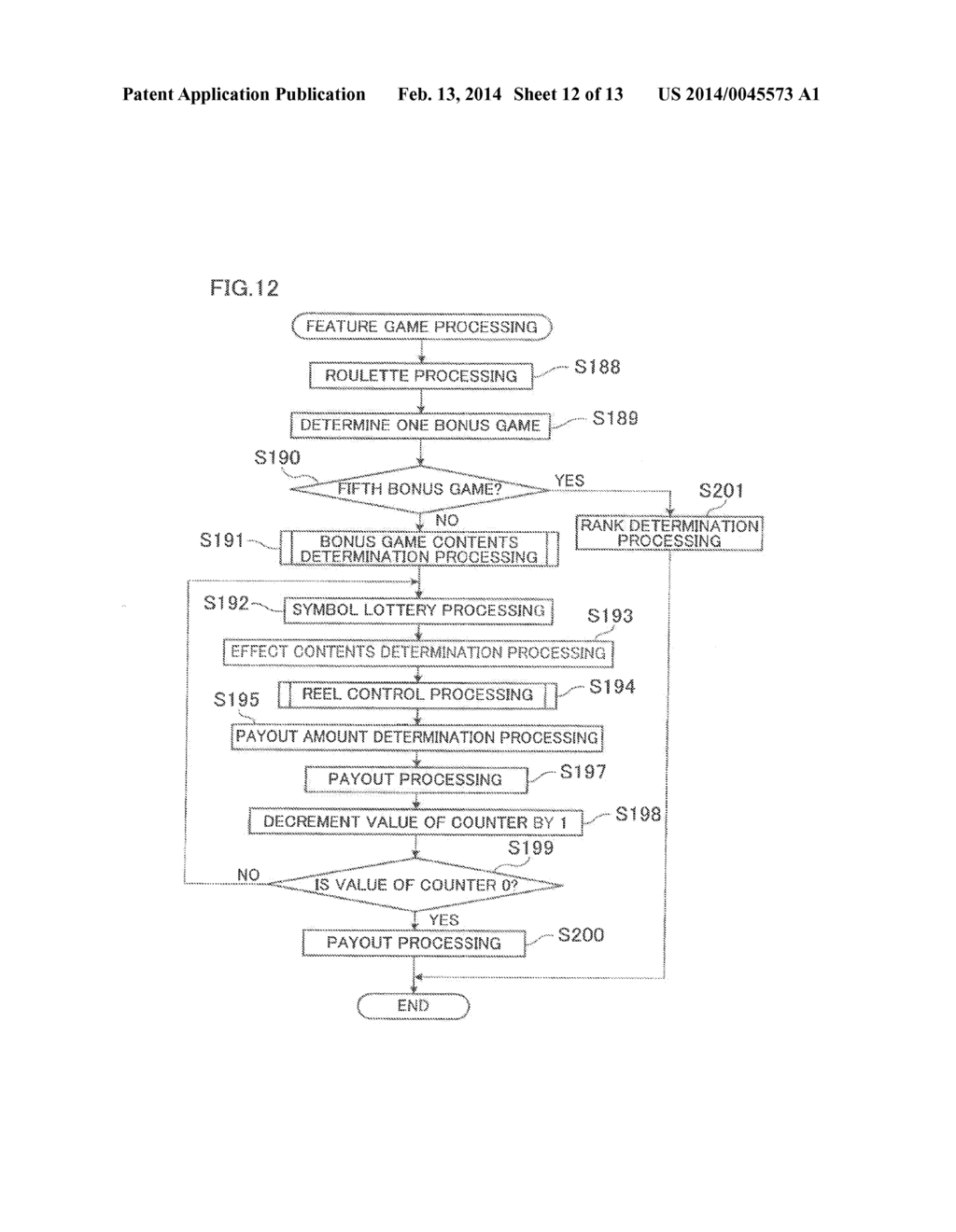 GAMING MACHINE DETERMINING THE CONTENT OF BONUS GAME BY ROULETTE - diagram, schematic, and image 13