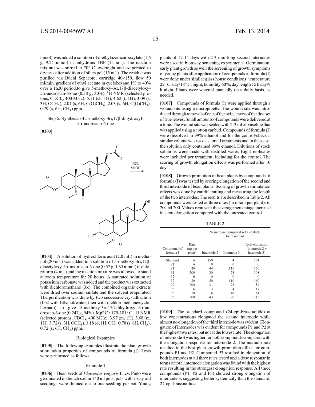 ANDROSTANEDIOL DERIVATIVES AS PLANT GROWTH REGULATOR COMPOUNDS - diagram, schematic, and image 15