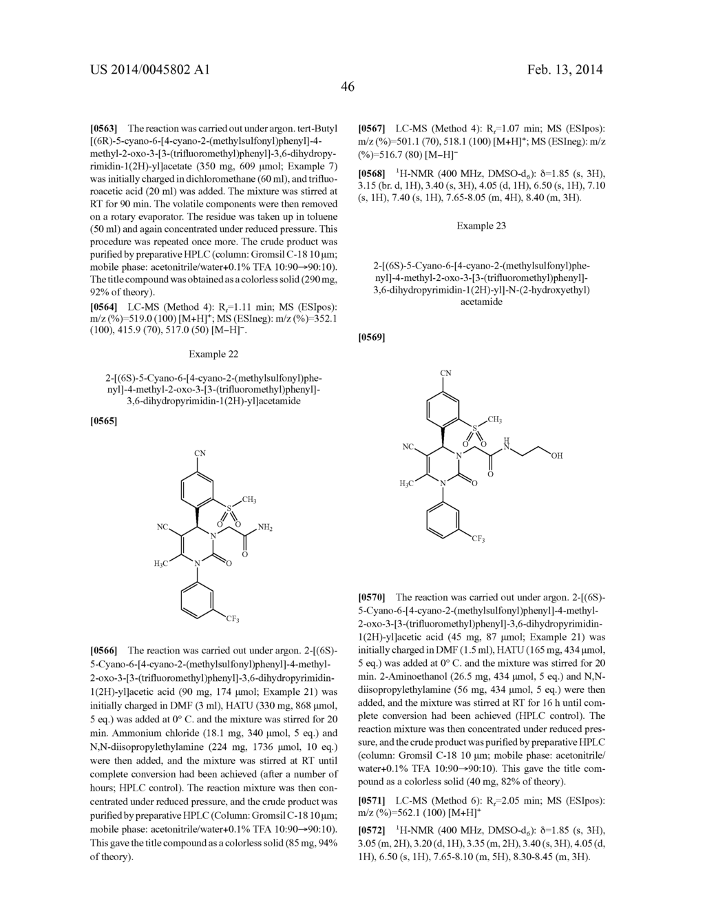 4-(4-CYANO-2-THIOARYL)DIHYDROPYRIMIDINONES AND THEIR USE - diagram, schematic, and image 47