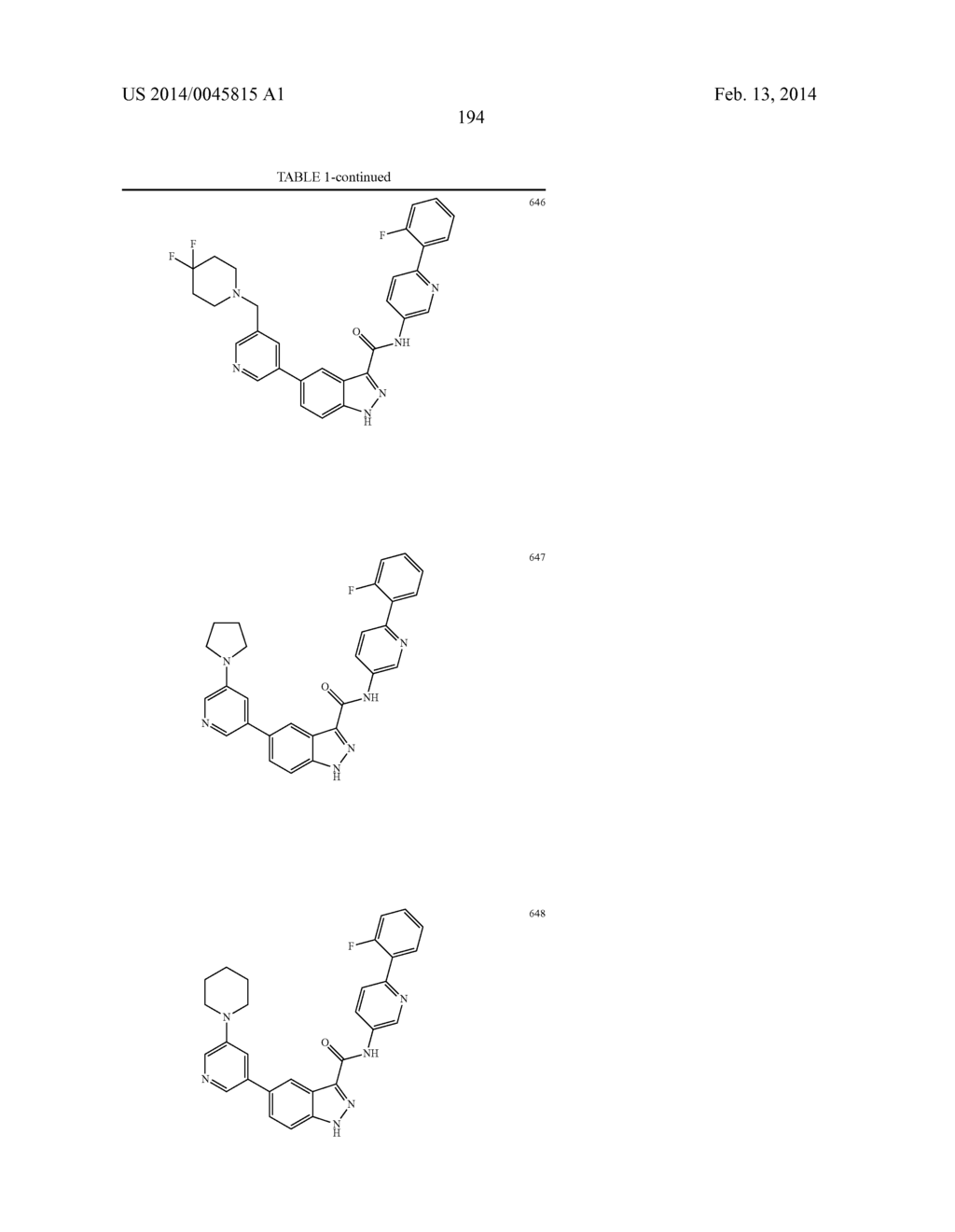 INDAZOLE-3-CARBOXAMIDES AND THEIR USE AS WNT/BETA-CATENIN SIGNALING     PATHWAY INHIBITORS - diagram, schematic, and image 195